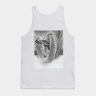 Grey Coil Tank Top